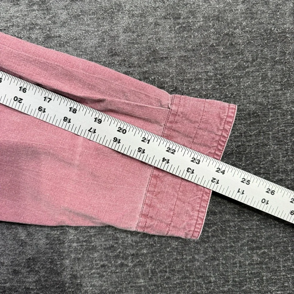 Red Head Brand Co. Button Up Long Sleeve Red Men's Size XXL Elbow Patches‎ VTG - Picture 14 of 15